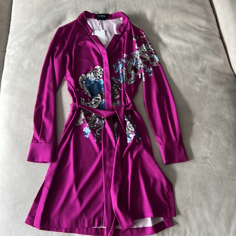 YIGAL AZROUEL Floral Pajama Dress size 6